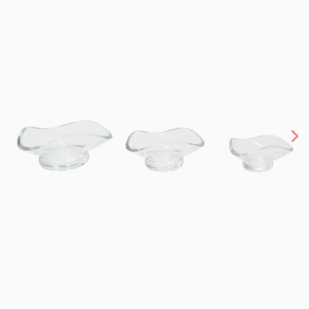 SIN Glass Decorative Bowls Set of 3